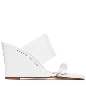 Maryam Nassir Zadeh White Olympia Heeled Sandals